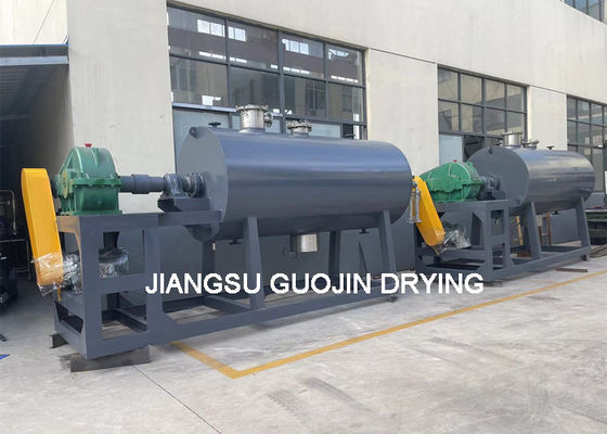 دستگاه خشک کن خلاء چرخشی Sludge Stirring 1800L with Harrow Paddle