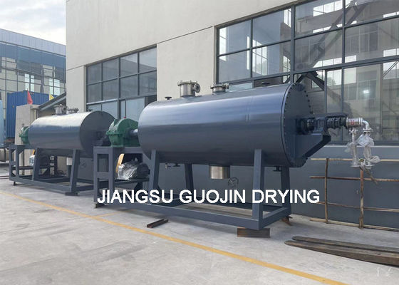 Chemicals Processing Harrow Paddle Rotary Vacuum Dryer 1800L Working Volume