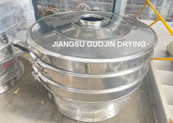 تجهیزات جدید غربالگری ارتعاش با 1-4 سطح سطح 0.5-3kw ظرفیت قدرت 450-1100 کیلوگرم / ساعت