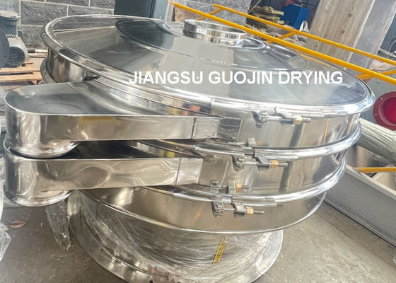 1-4 لایه 0.5-3kw تجهیزات غربالگری ارتعاش 380V / 50Hz برای 450-1100 kg / h ظرفیت