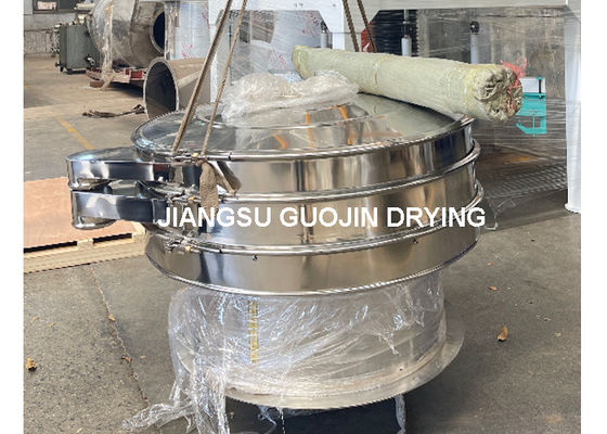 380 ولت / 50 هرتز 350 کیلوگرم سیب تکان دهنده دایره ای 1-4 لایه غربالگری 1100x1300x1200MM ابعاد