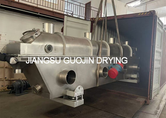 خشک کن بستر سیال ارتعاش کننده 180-250kg/h 9m2 فضای بستر سیال