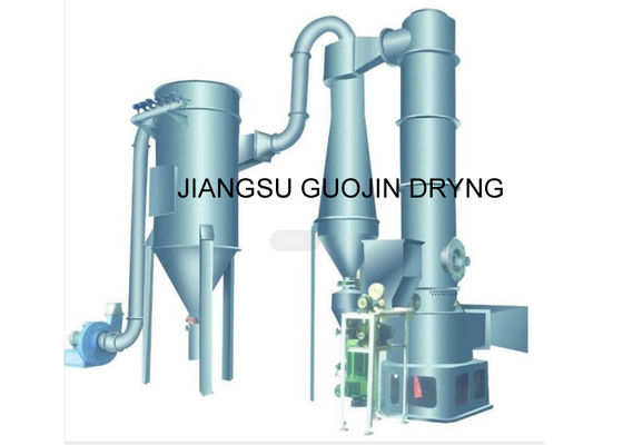 خشک کن فلش چرخشی بشکه ای 89KW D1200mm برای مواد اولیه شیمیایی آلی