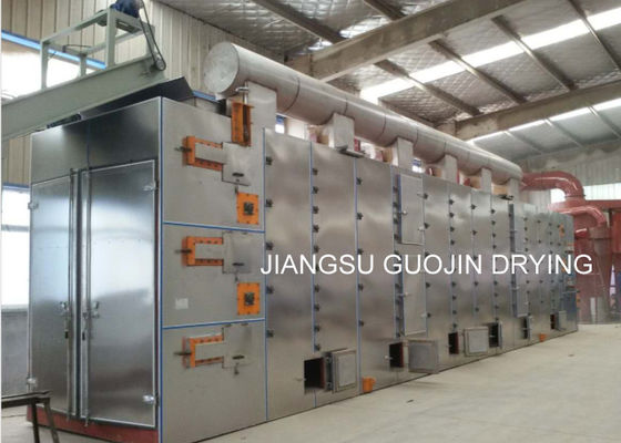 خشک کن تسمه نقاله نقاله 5.5KW 25M2 برای پردازش مواد غذایی