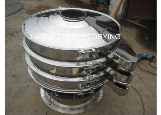 3500 کیلوگرم در ساعت صفحه نمایش ویبراتوری مش کوچک 4 عرشه برای پودر ساینده