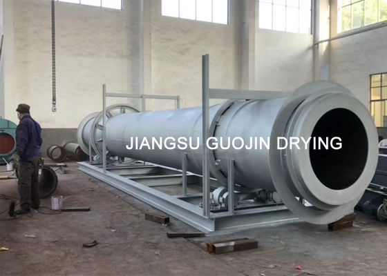 دستگاه خشک کن درام چرخشی تراشه های چوبی HG2x12 متر کوچک