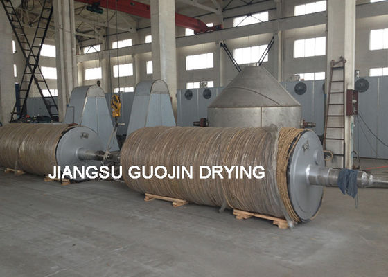 خشک کن درام دوار دو سیلندر 150-300 کیلوگرم در ساعت برای مخمر آبجوسازی