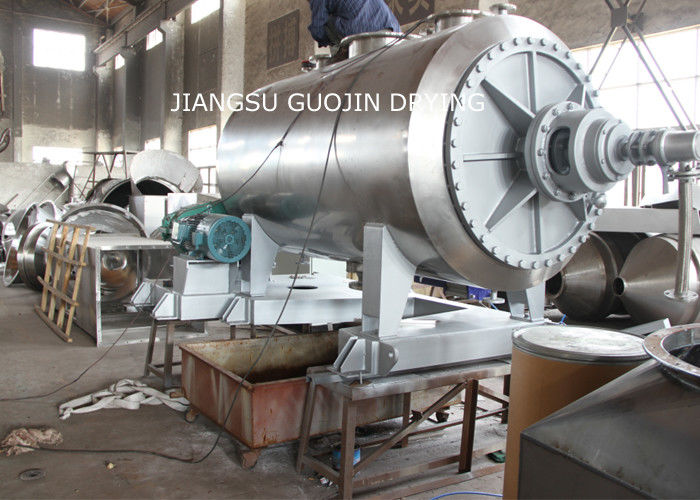 10 دور در دقیقه Rotary Rake Vacuum Paddle Dryer 5.5KW برای مواد فرم مایع